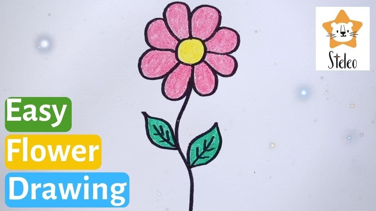 How To Draw A Flower Step By Step
