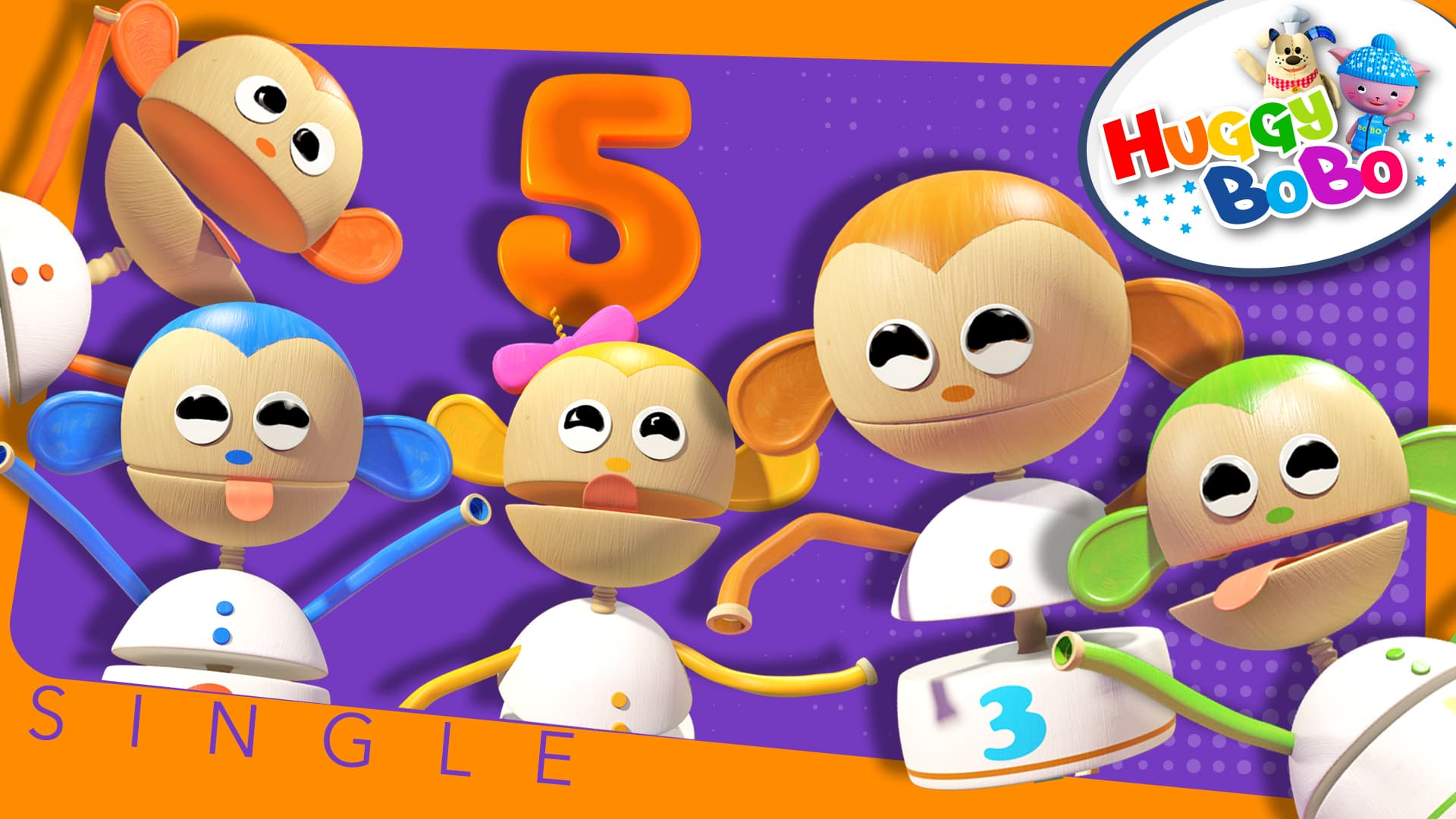 Five little monkeys. 