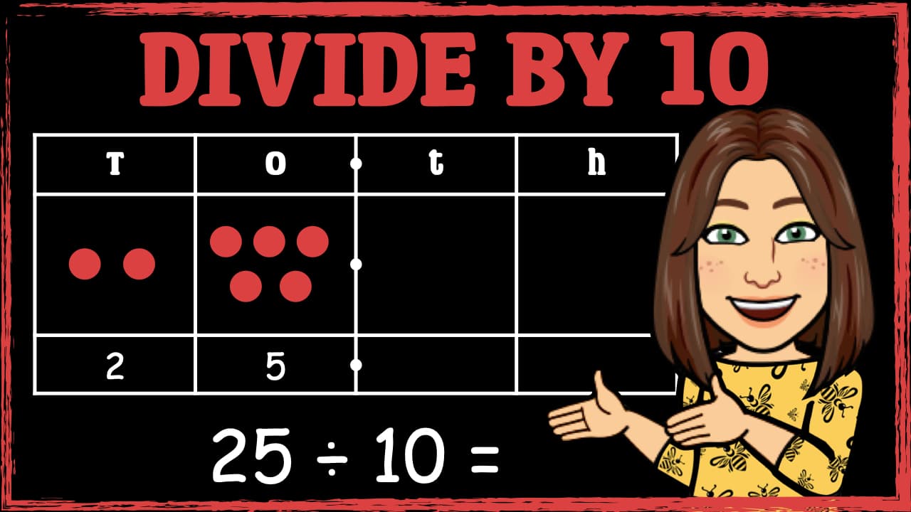 Dividing Numbers by 10