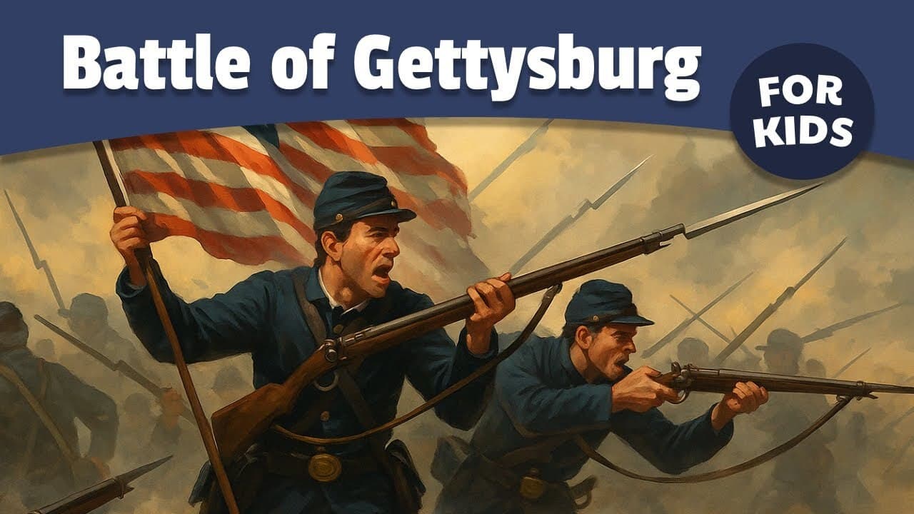 Battle of Gettysburg for Kids | Civil War