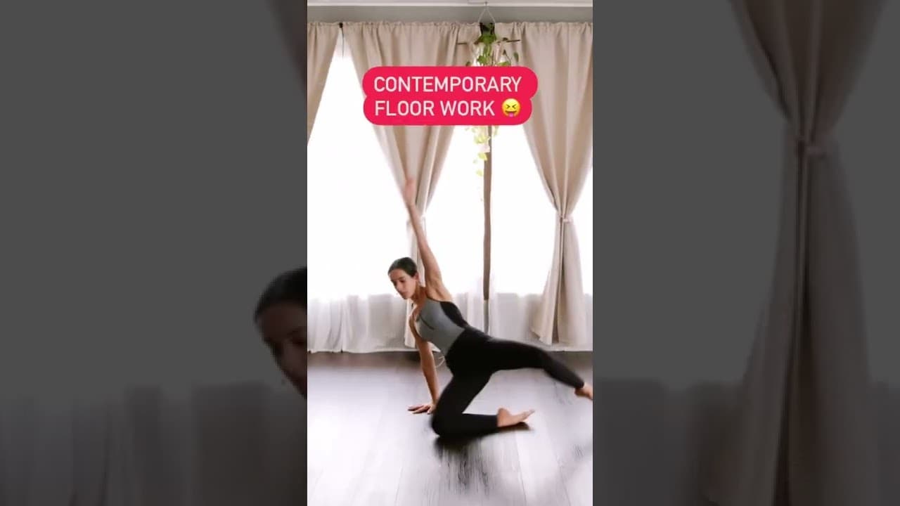 Contemporary Floor Work! 🔥 #shorts