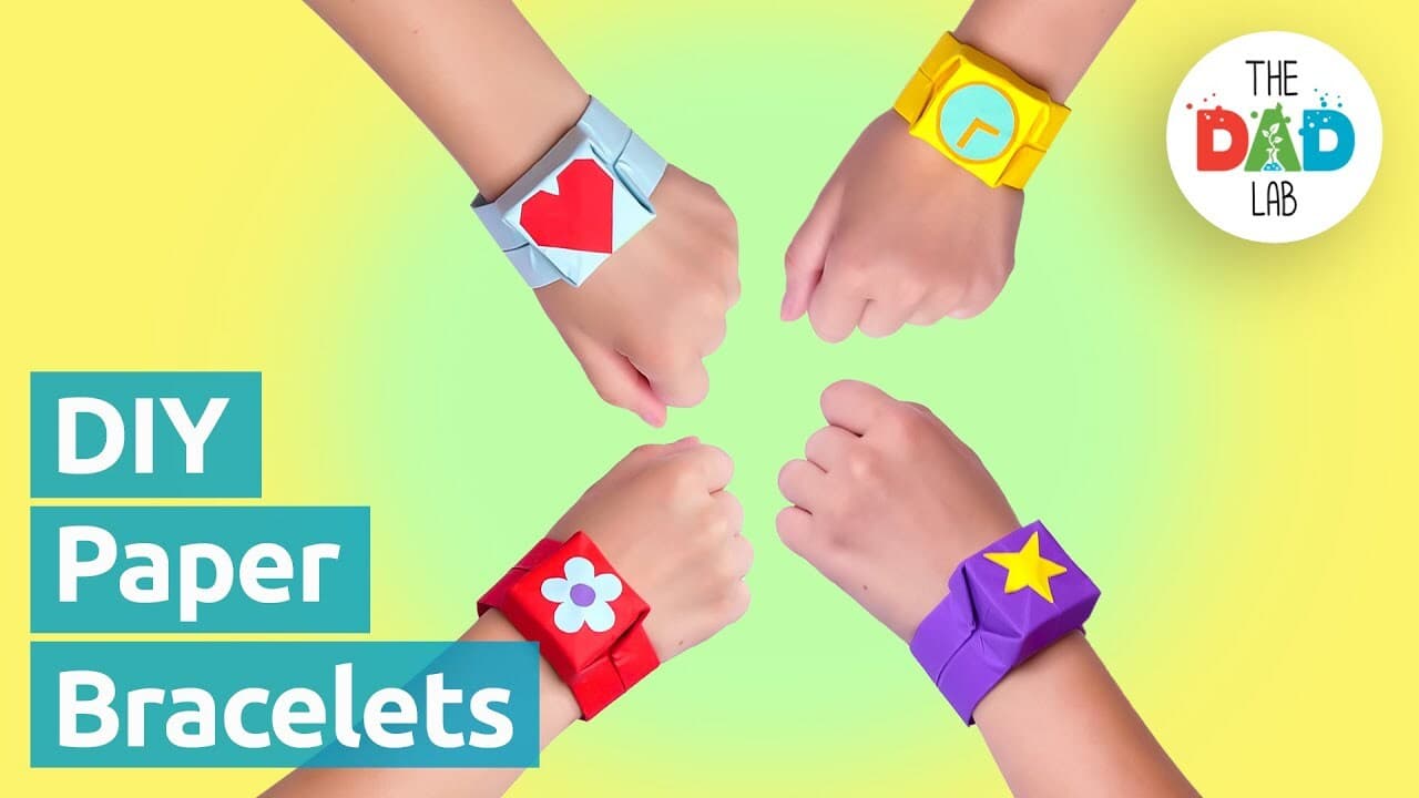 DIY Craft: Paper Watch or Bracelets
