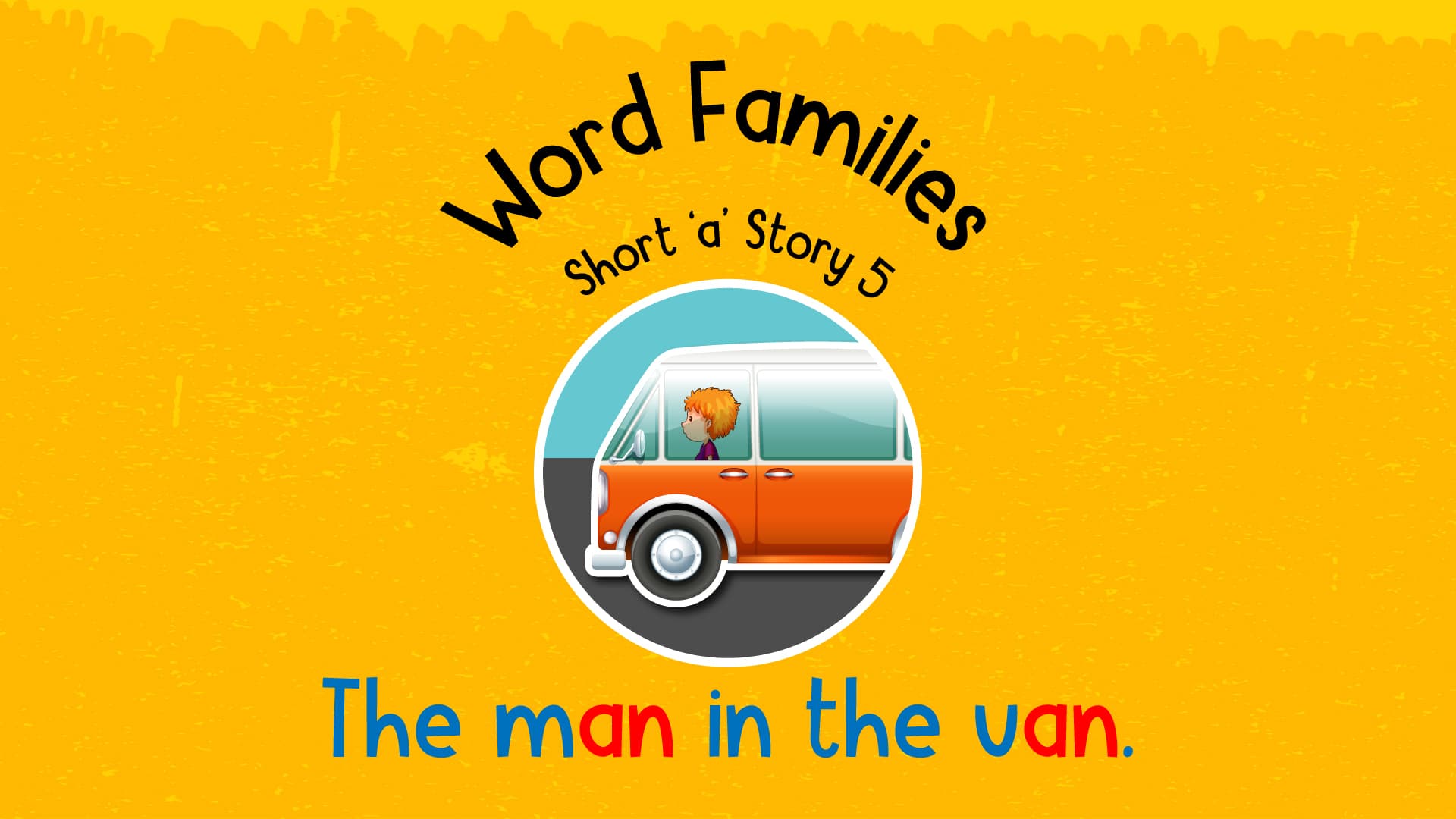 Learn to Read Short A CVC Words: an Word Family