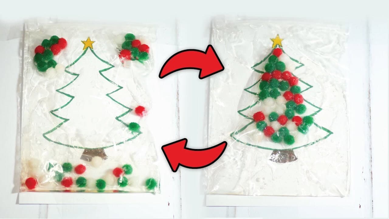 Simple Sensory Christmas Tree Activity for Little Ones