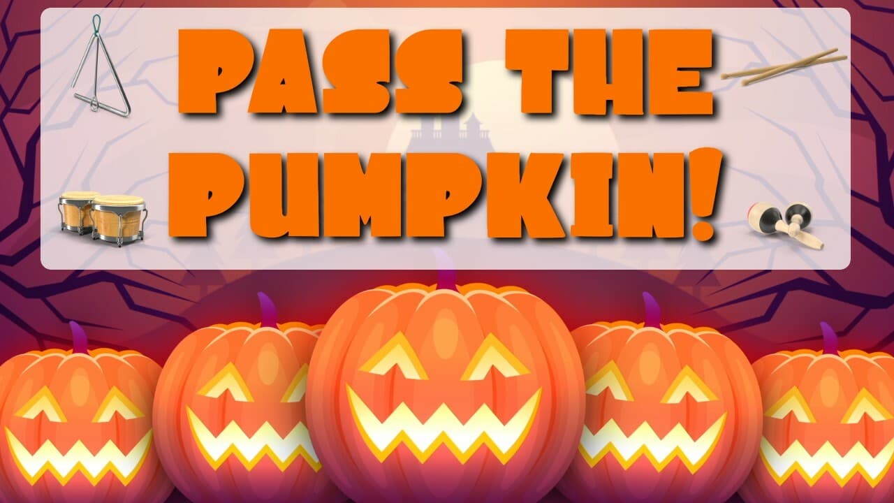 Halloween Music Lesson: Pass the Pumpkin Game [ Level One]