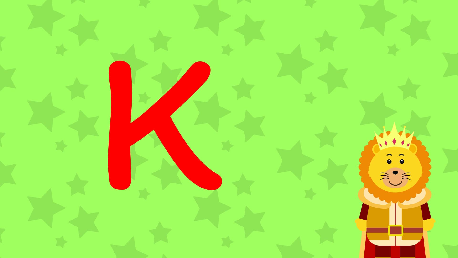 K Is For King - Upper Case