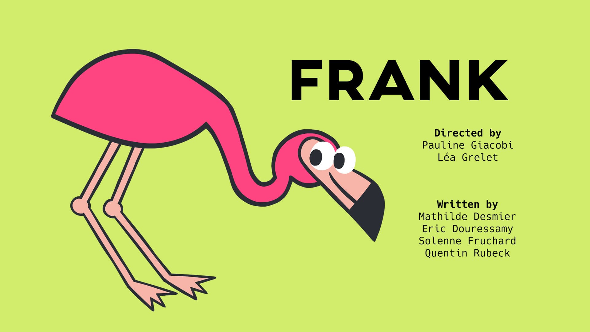 Frank the flamingo