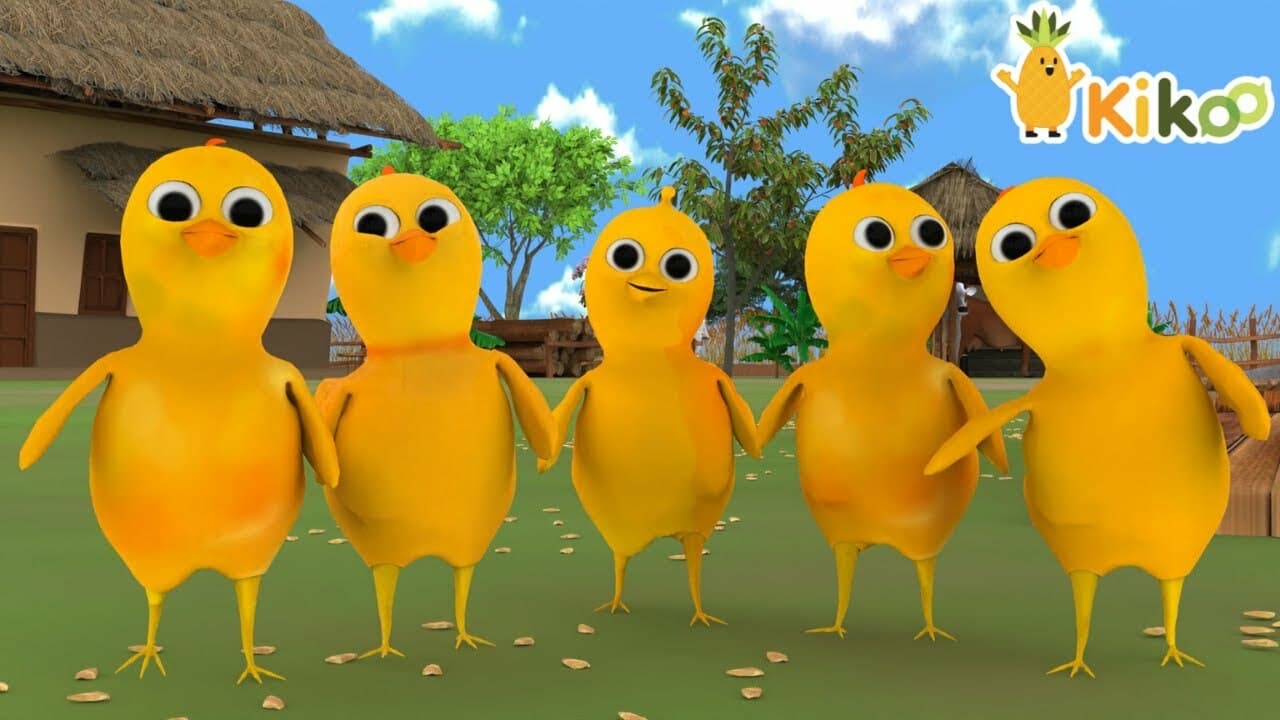 Five little chicks