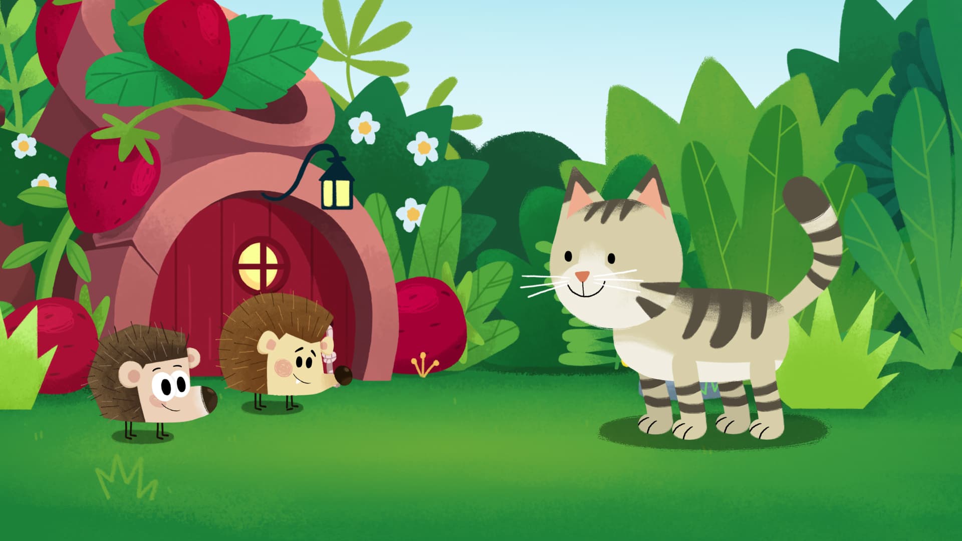Hedgie and Kitty