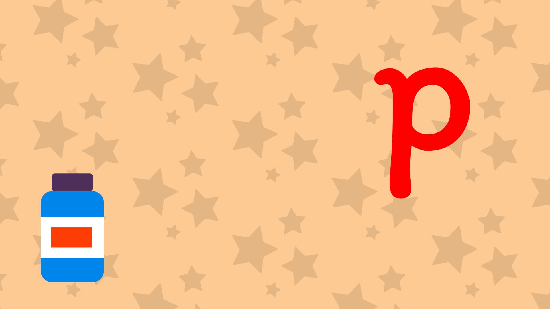 p Is For paint - Lower Case