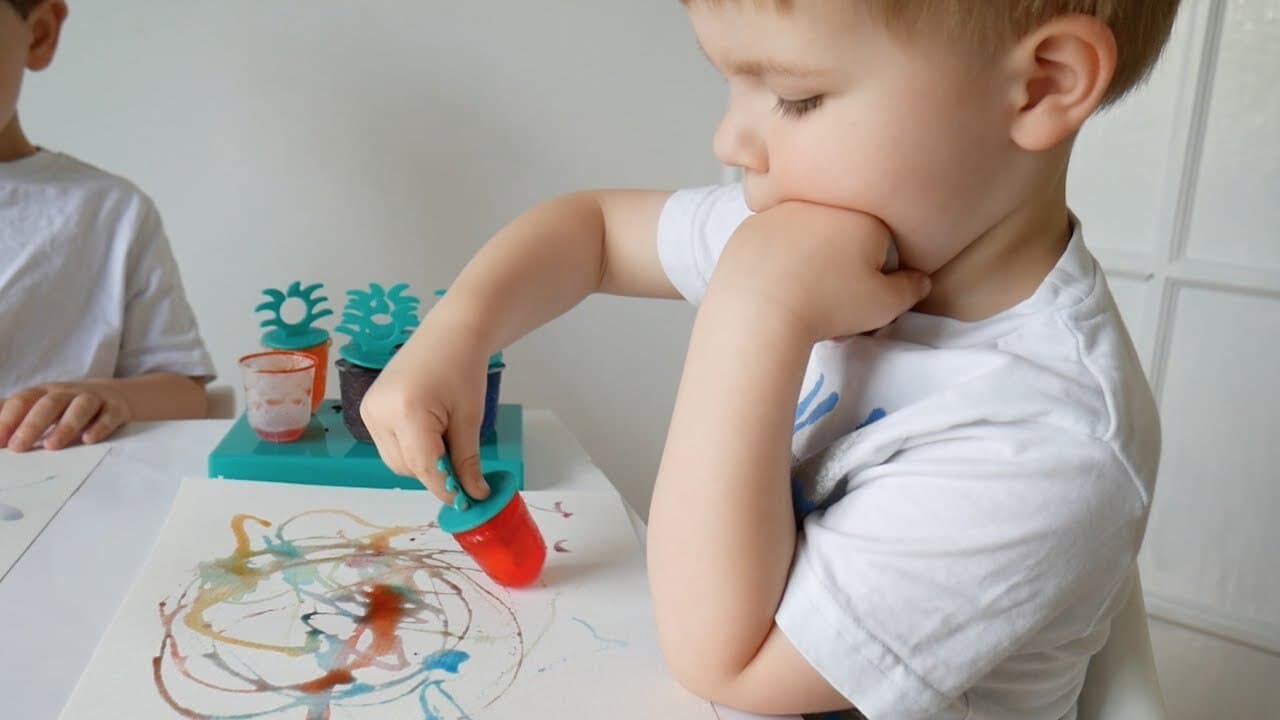 Art Activity: Painting with Ice Lolly