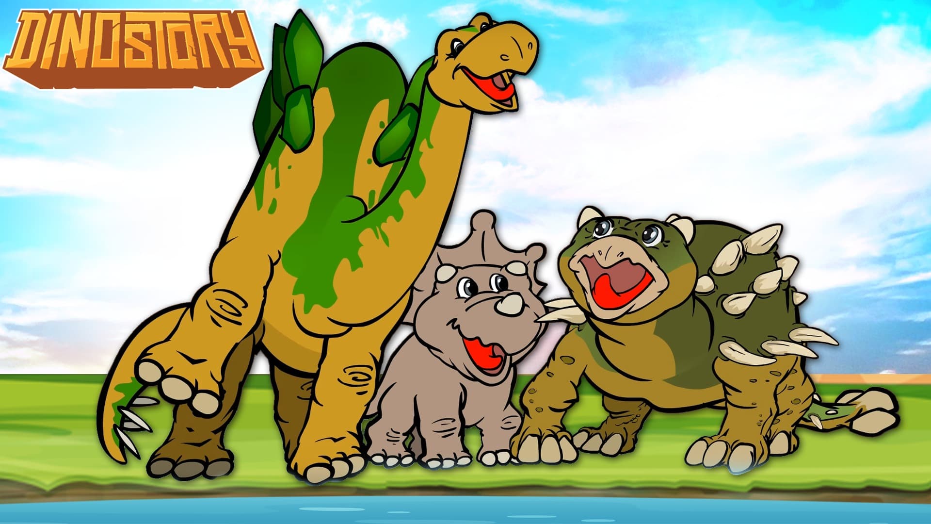 Os Dinossauros na Beira do Rio (Dinostory Episódio 5)