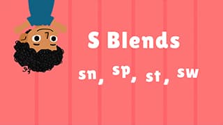 Introduction to S Blends - sn, sp, st, sw