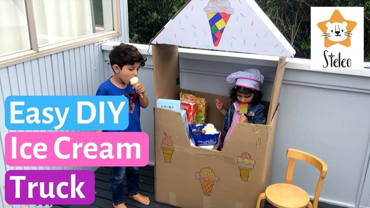 Cardboard Ice Cream Truck