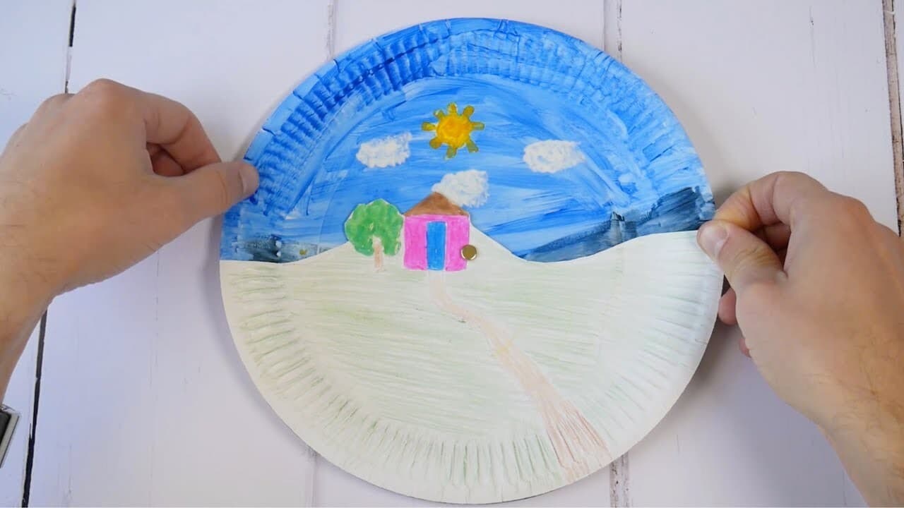 DIY Craft: Day and Night Paper Plate