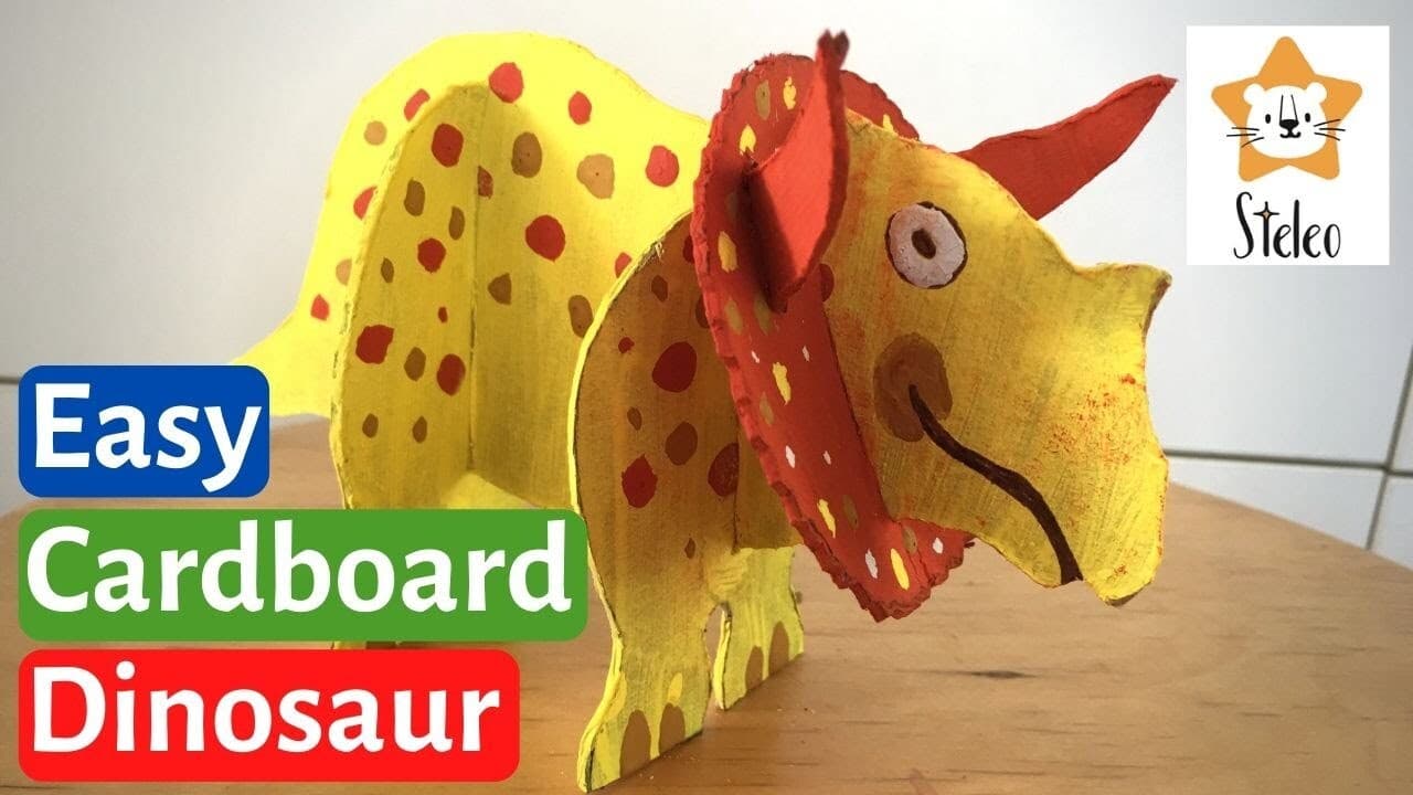 How to Make a Cardboard Dinosaur