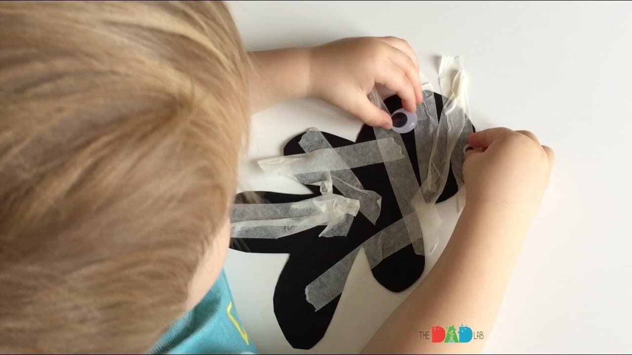 DIY Halloween Craft: Masking Tape Mummy