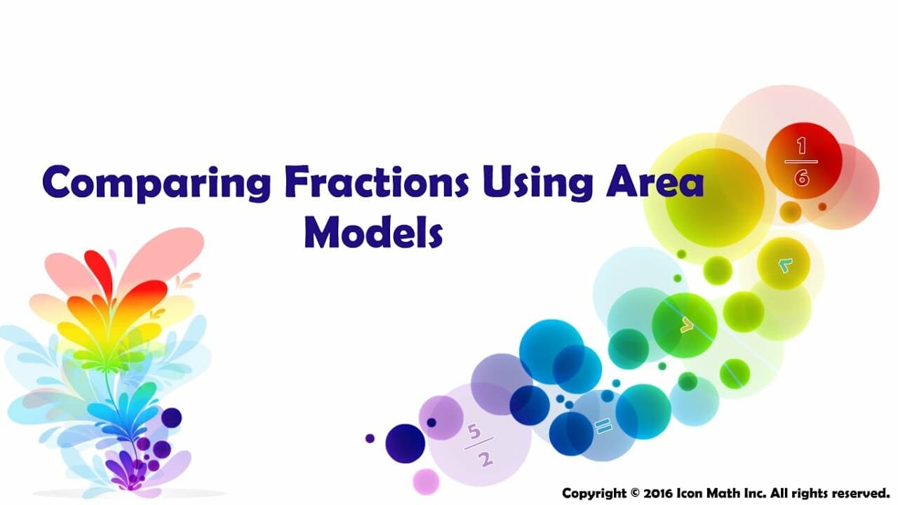 Comparing Fractions Using Area Models