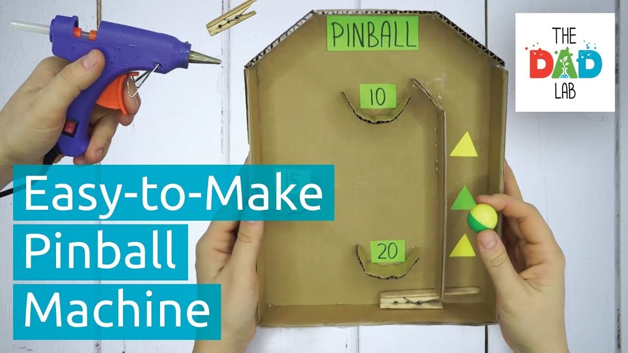 How to Make a Simple Pinball Machine with Cardboard