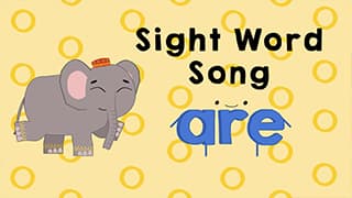 Introduction to sight word - Are