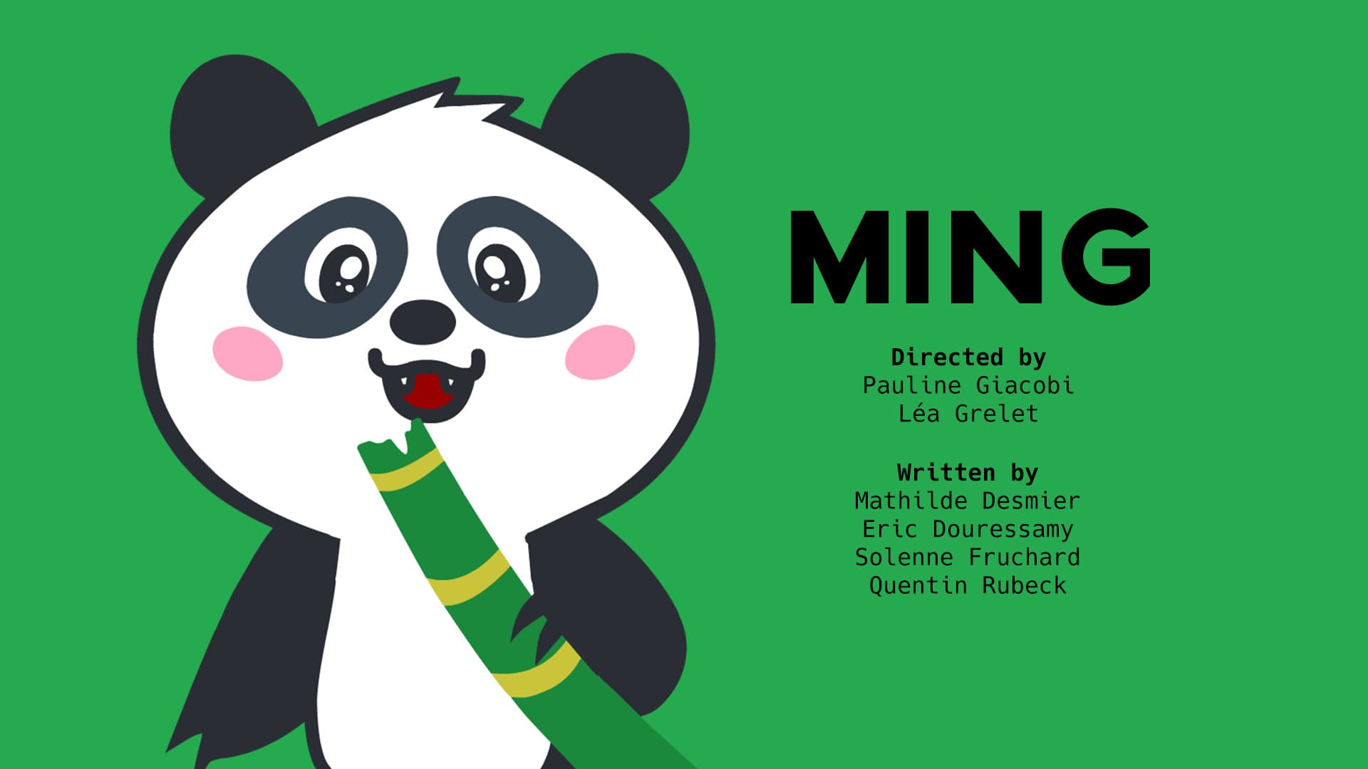 Sing with Ming the panda