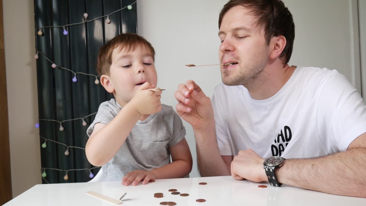 Balance Challenge with Popsicle Sticks