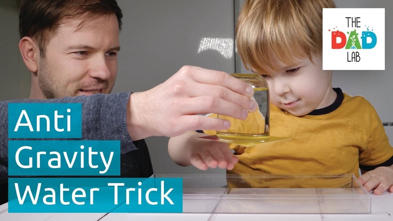 Upside Down Glass of Water Trick