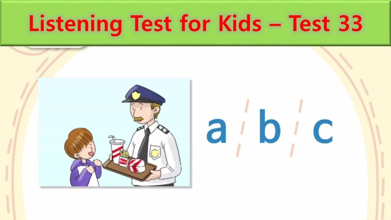 Listening Test 33