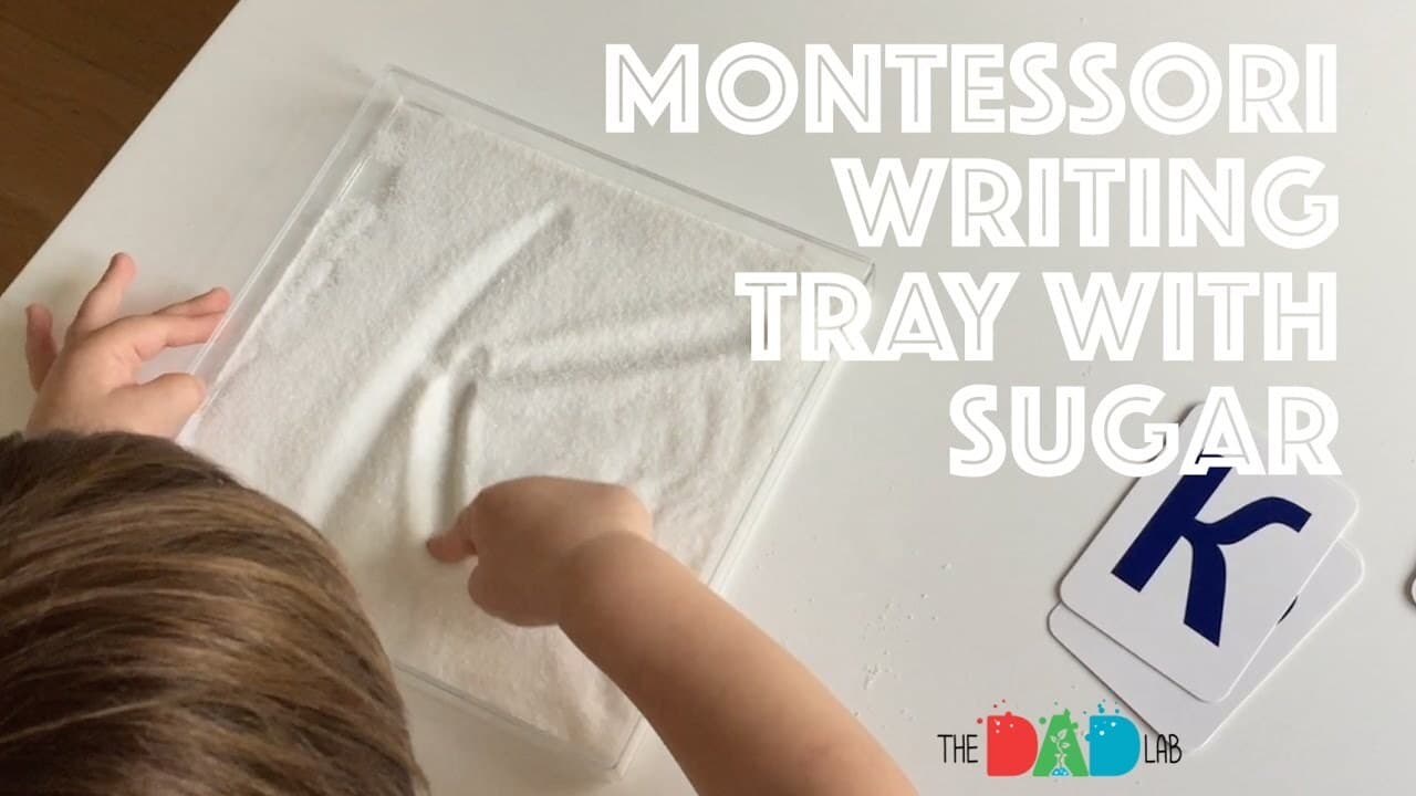 Teach Letters Using Sugar