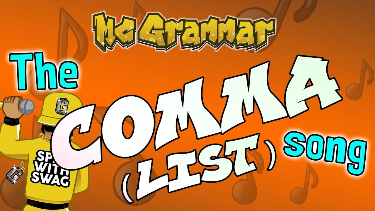 The Comma List Song
