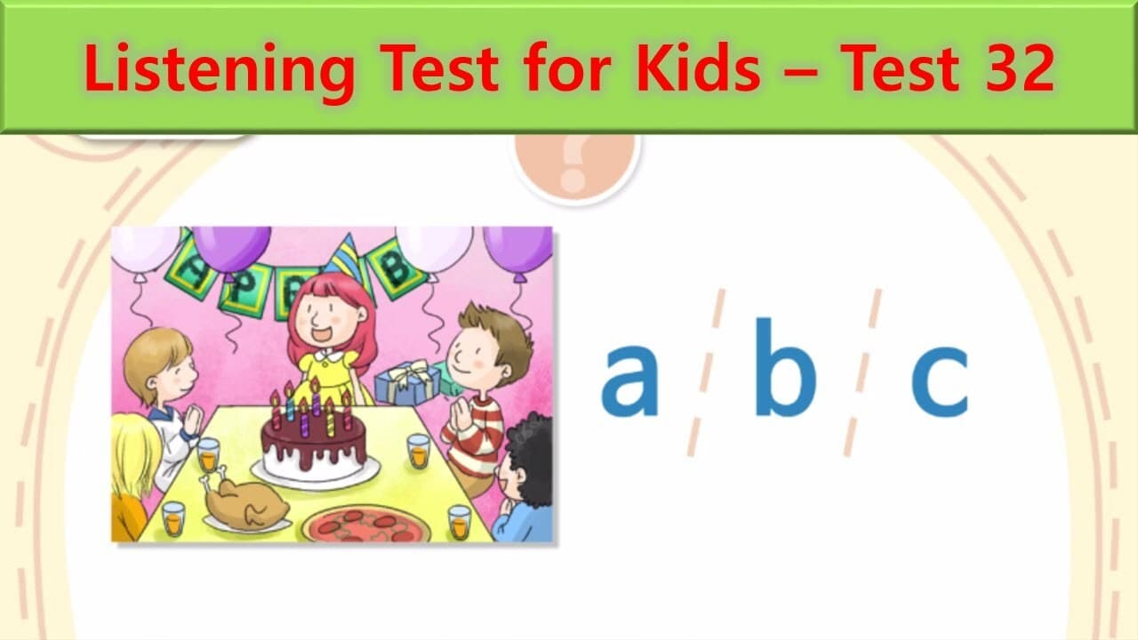 Listening Test 32