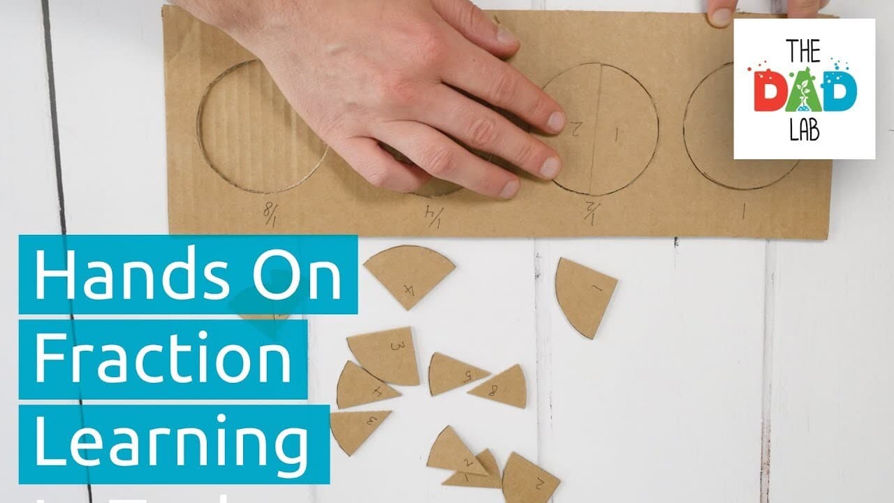 DIY Cardboard Toy to Learn Fractions
