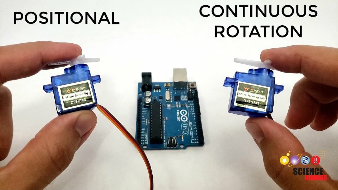 Positional vs Continuous Rotation Servo Motors