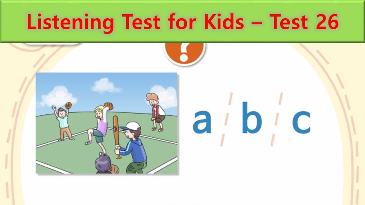 Listening Test 26
