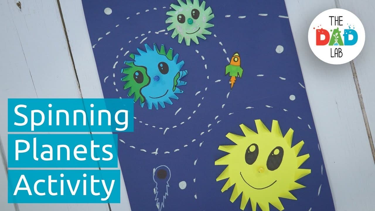Earth Day Activity with Spinning Planets