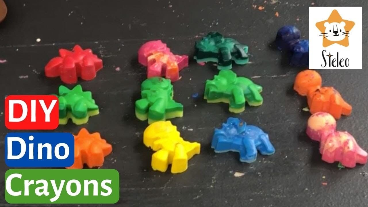 How To Make Dinosaur Crayons