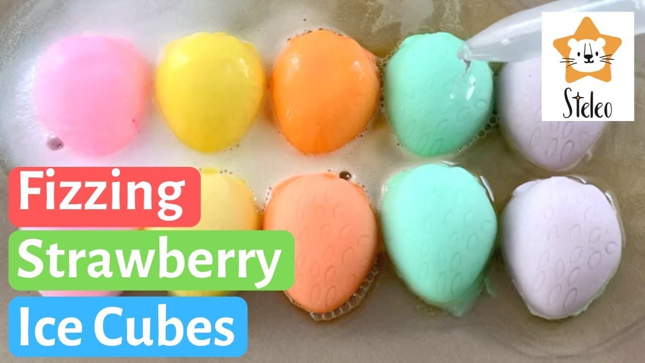 Frozen Baking Soda and Vinegar Experiment 