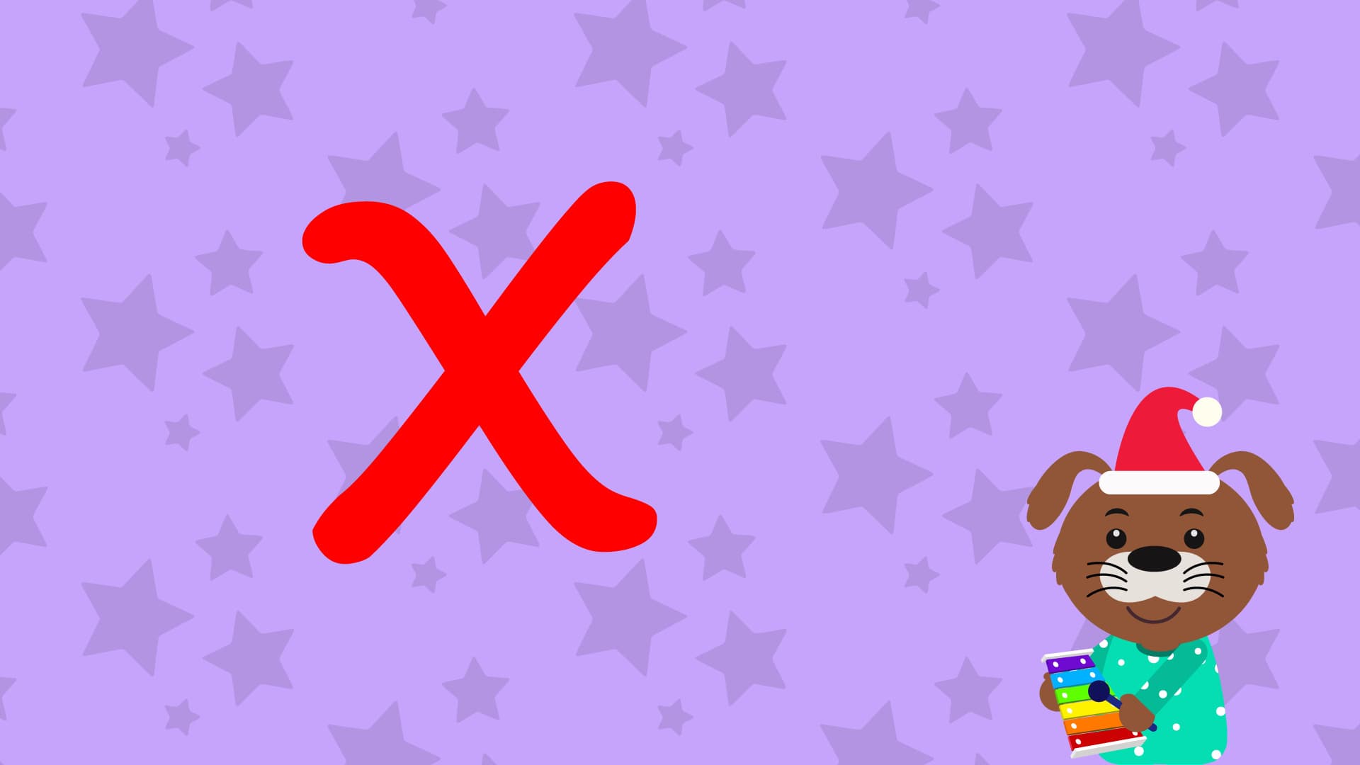 X Is For Xylophone - Upper Case