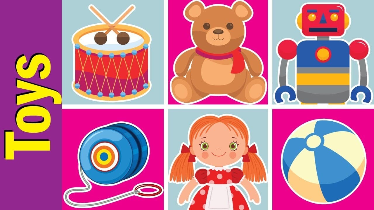 Toys Vocabulary Chant for Children