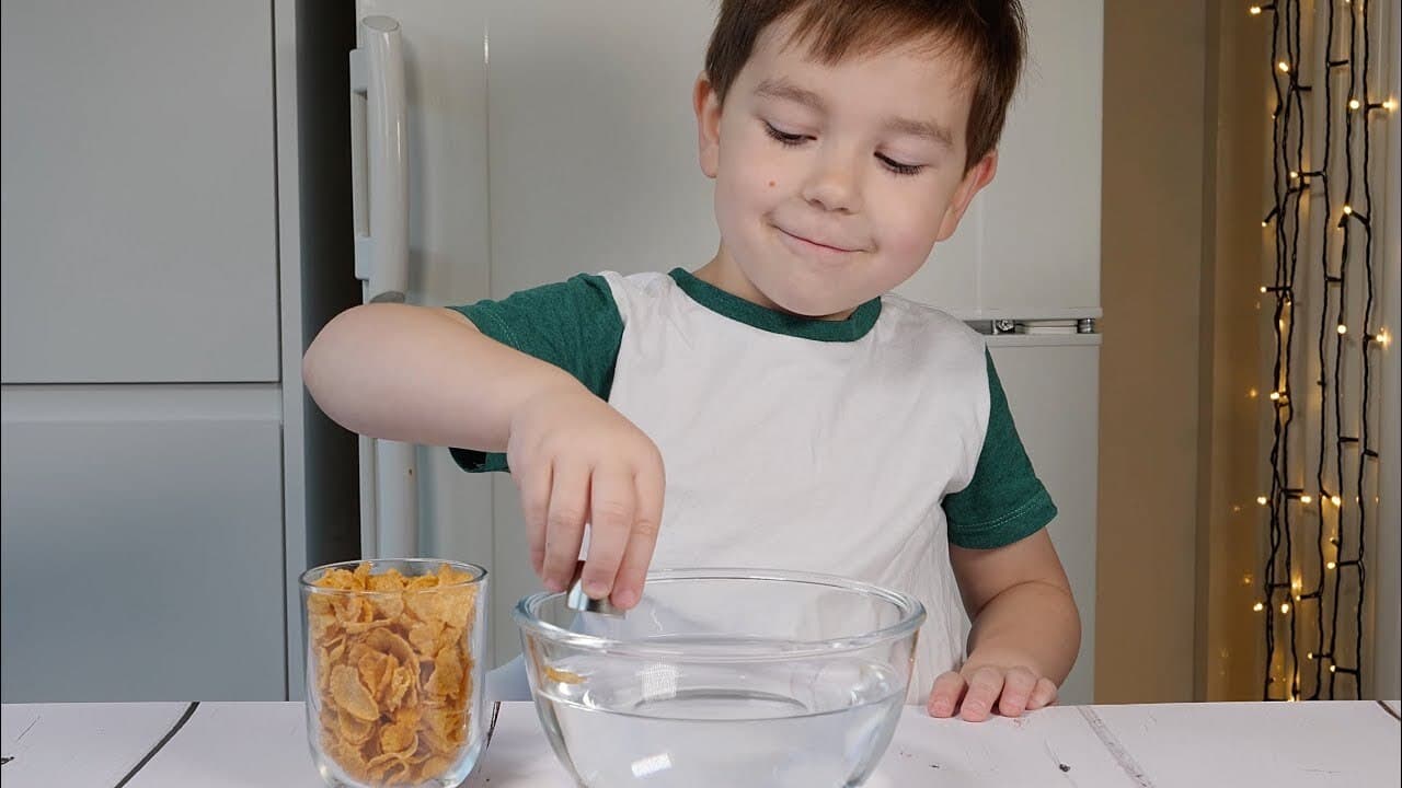 Science Experiment: Magnetic Corn Flakes