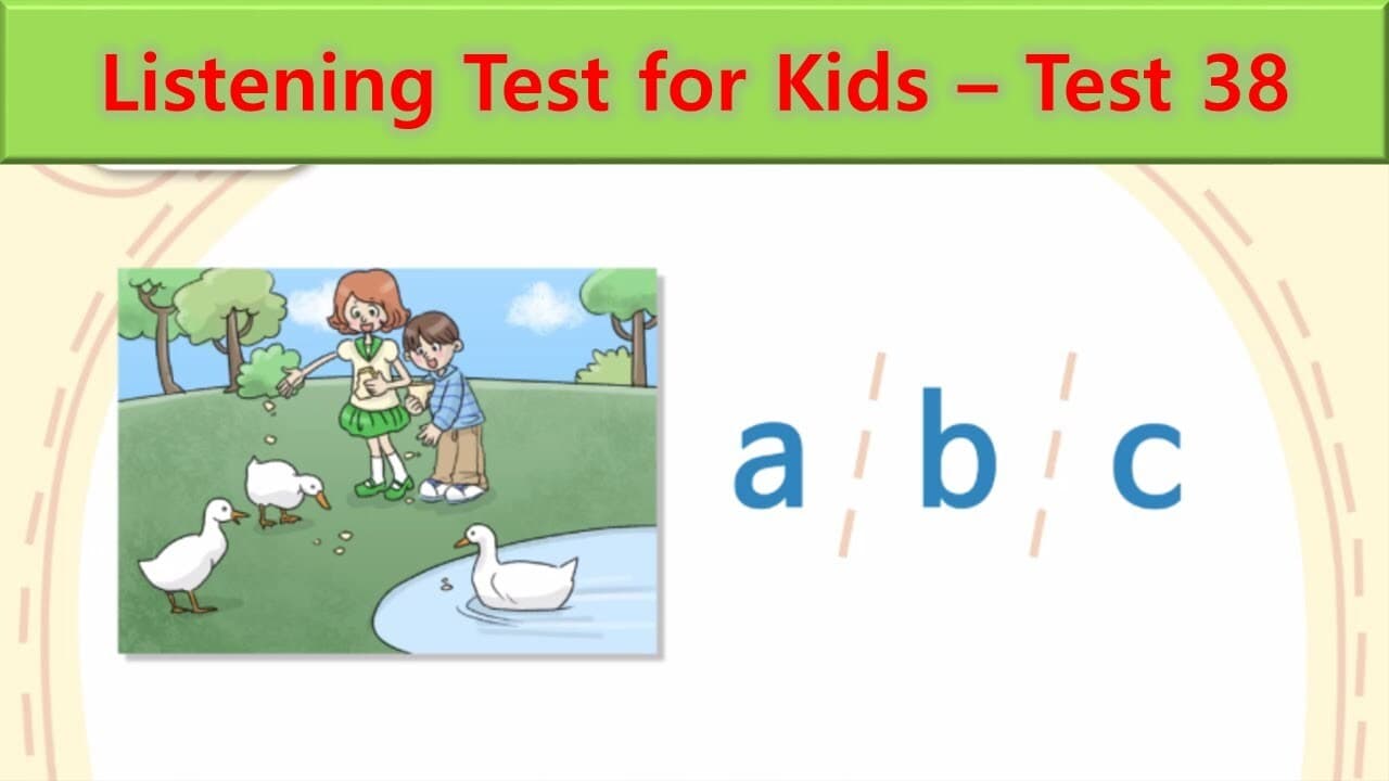 Listening Test 38