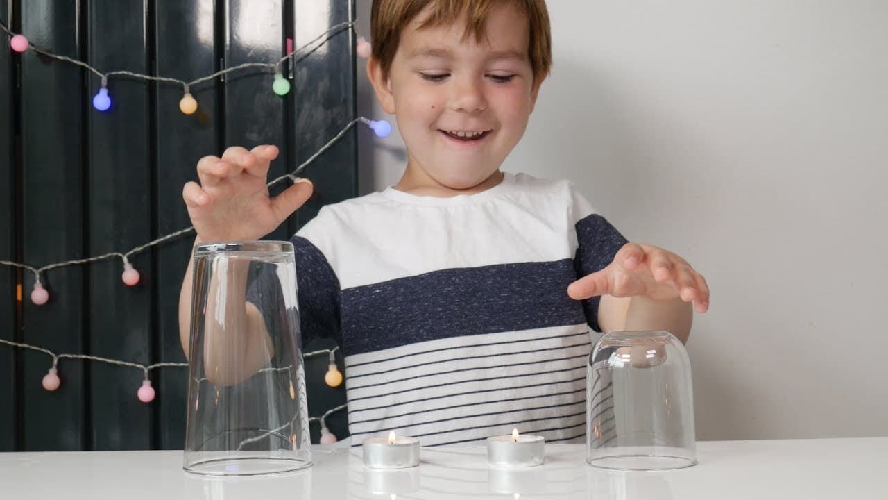 Science Experiment: Putting Lit Candles Out with Glass