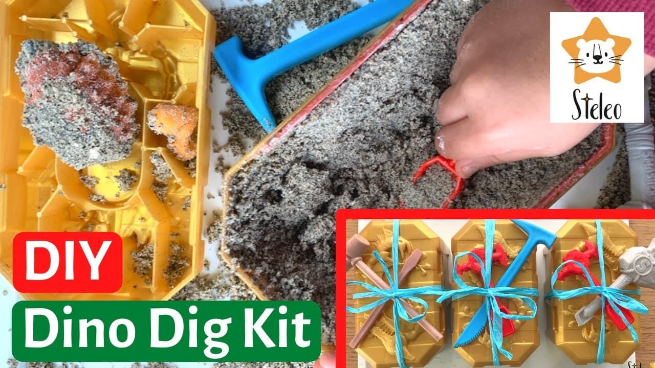How to Make a Dinosaur Excavation Kit