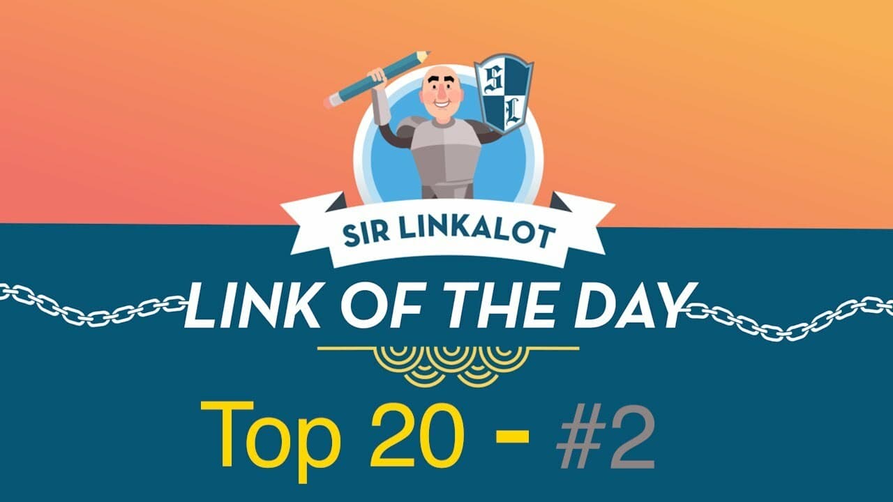 Link of the Day #2 - Sir Linkalot (#SpellingCountdown, #BestLinkingTechniques, #Homeschooling)