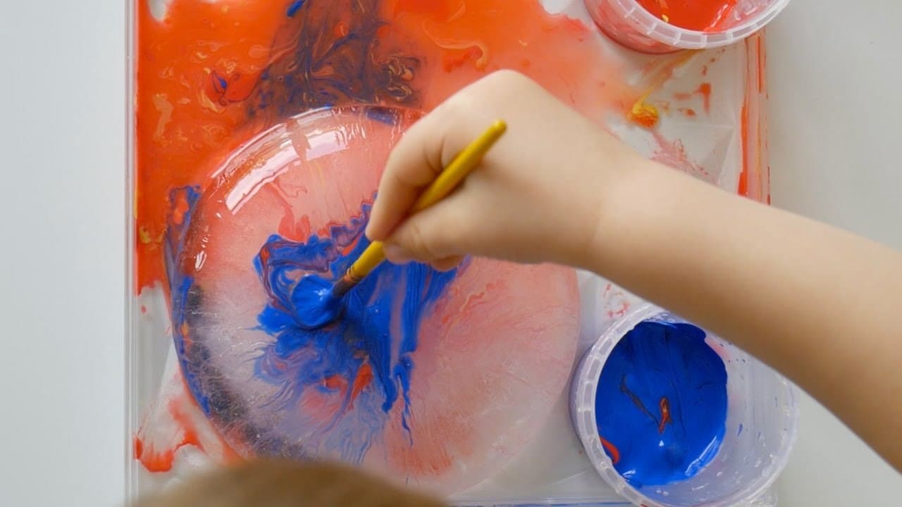 Art Activity: Paint on Ice