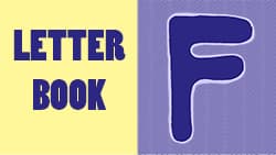 Introduction to letter F  