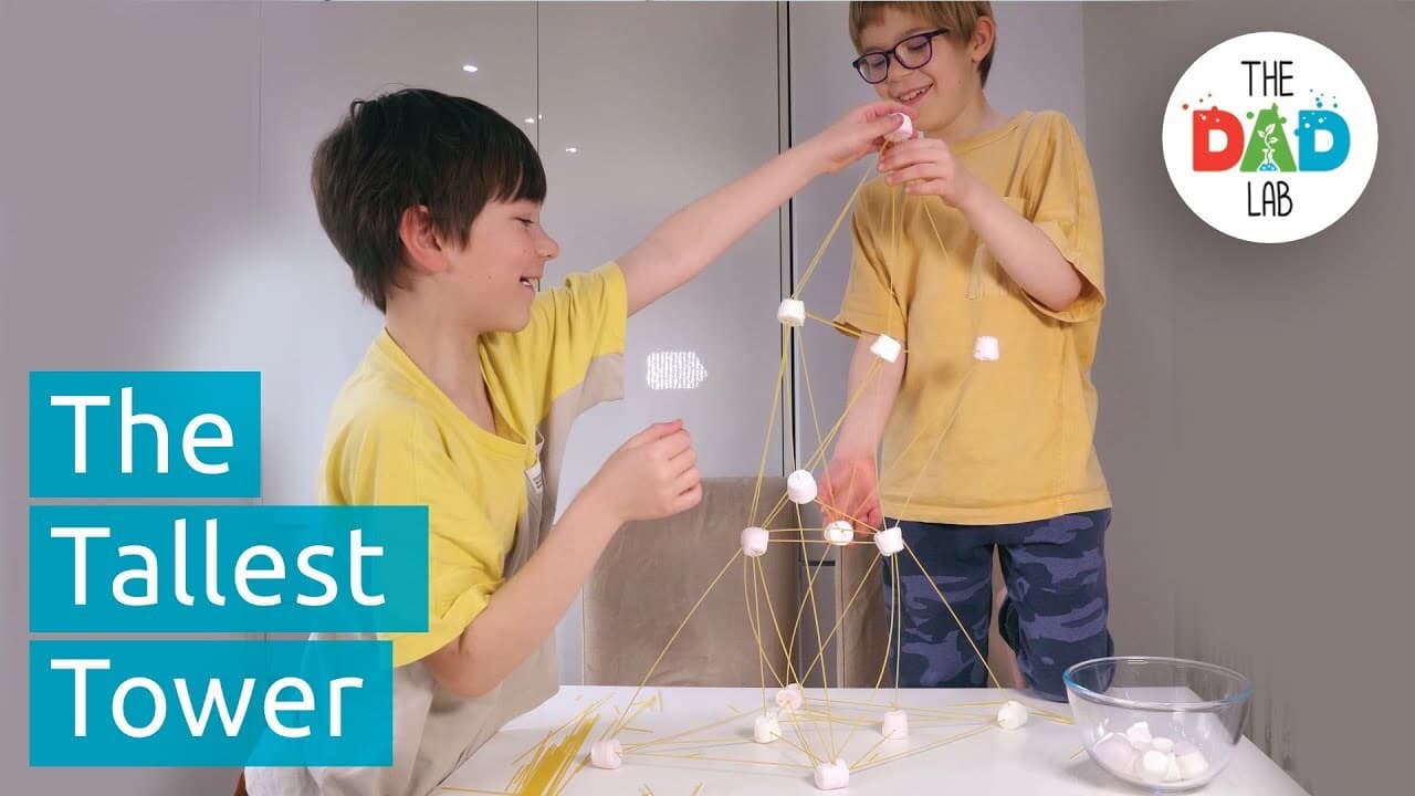 Building Spaghetti and Marshmallows Tower