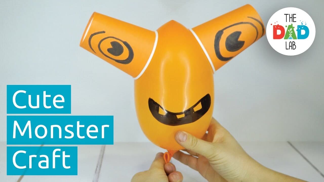 DIY Balloon Monster with Paper Cup