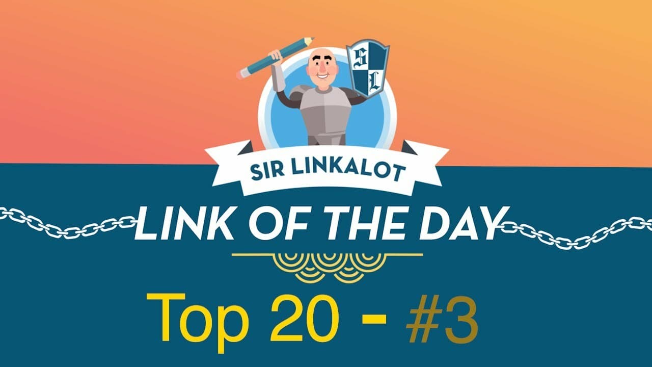 Link of the Day #3 - Sir Linkalot (#LinkingTechniques, #SpellingMethods, #LearningAtHome)