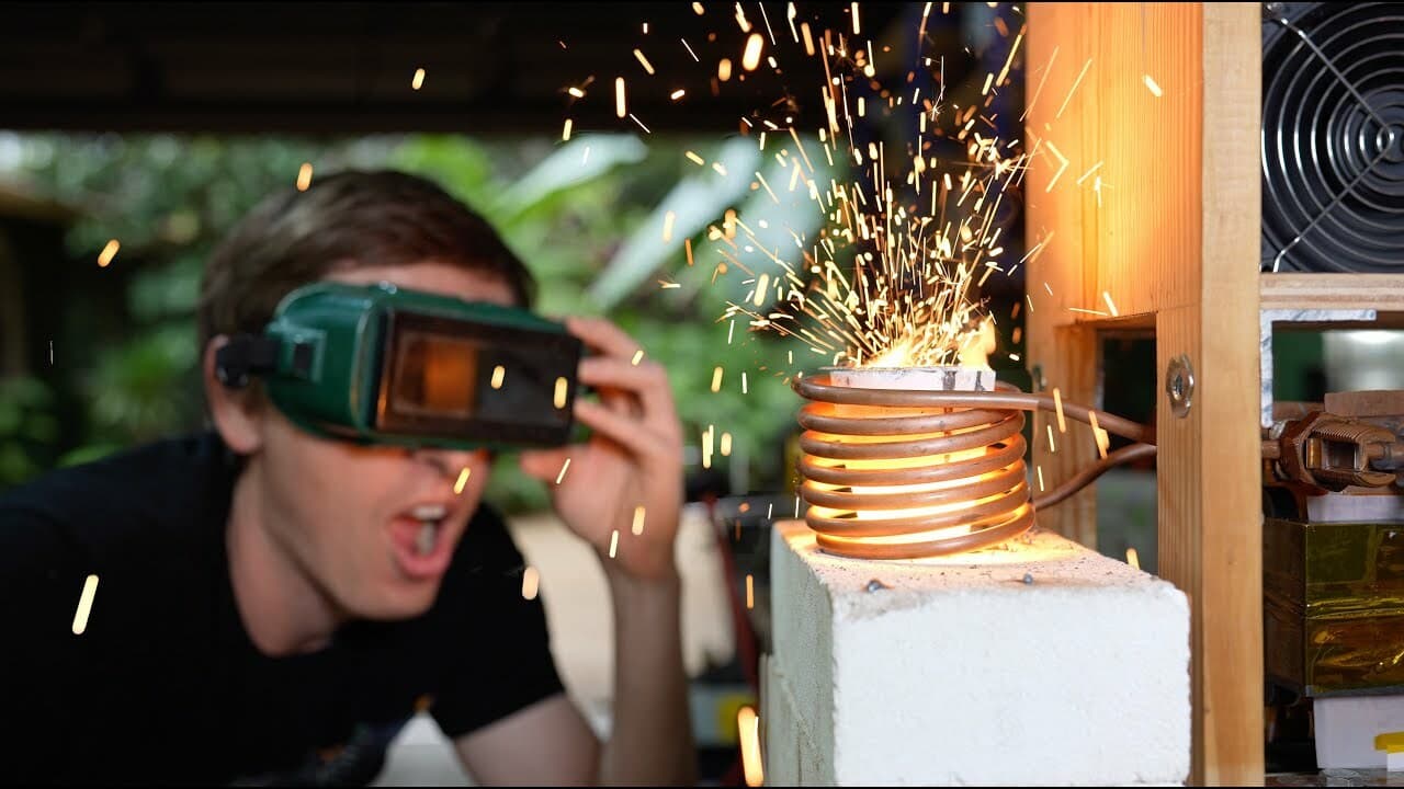 DIY induction heater that can BOIL STEEL